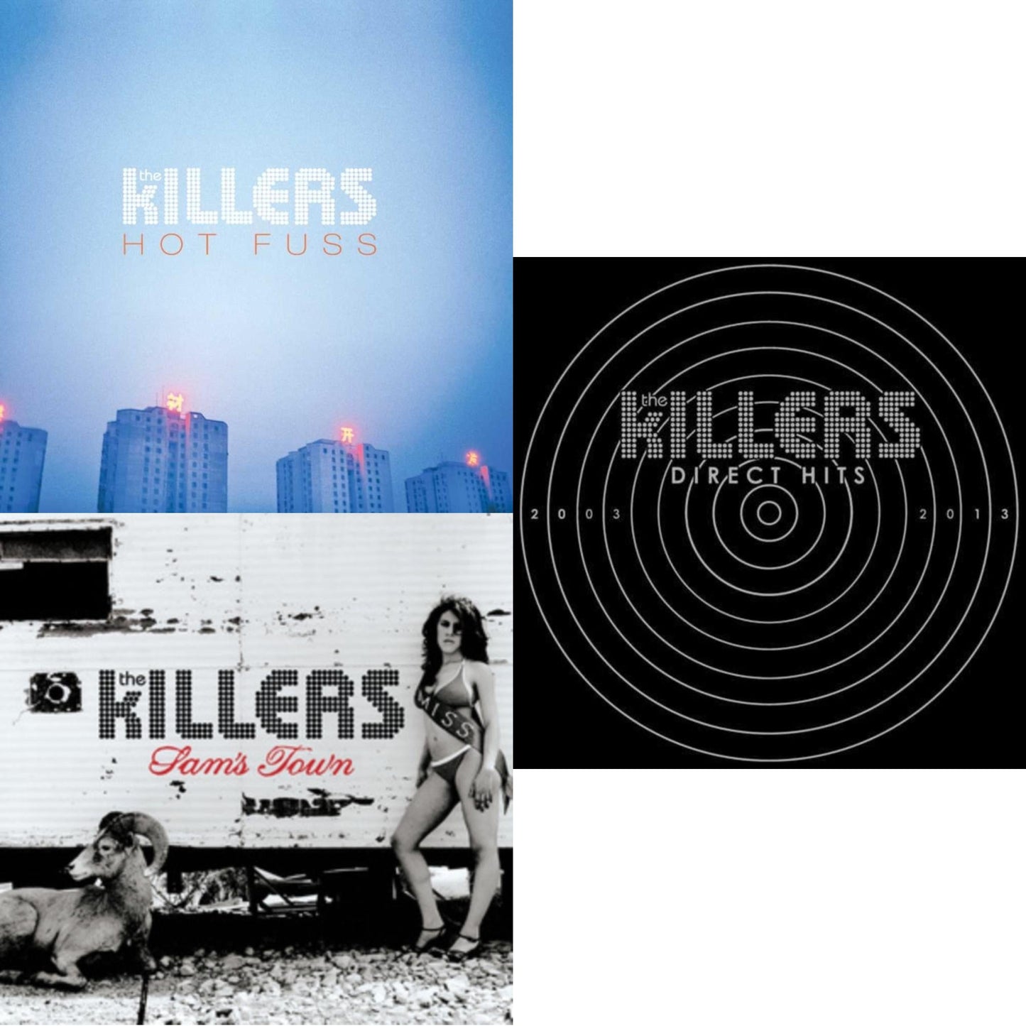 Killers - Hot Fuss & Sam's Town & Direct Hits - CD Bundle