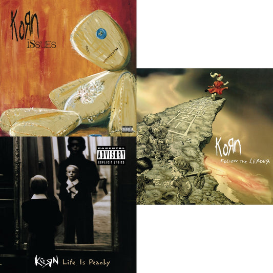 Korn - Life Is Peachy & Issues (Explicit) & Follow The Leader - CD Bundle