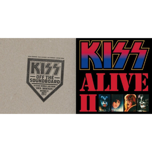 Kiss - Kiss Off The Soundboard: Live In Des Moines (2LP) & Alive Ii