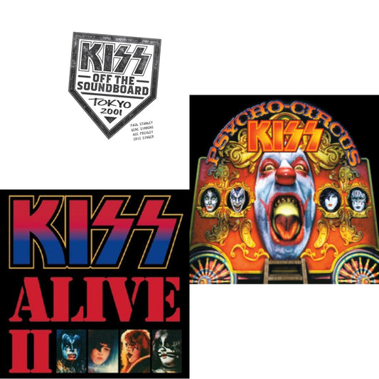 Kiss - Kiss Off The Soundboard: Tokyo 2001 (3LP) & Psycho Circus & Alive Ii