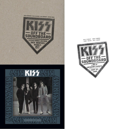 Kiss - Kiss Off The Soundboard: Live In Virginia Beach (3LP) & Kiss Off The Soundboard: Live In Des Moines (2LP) & Dressed To Kill