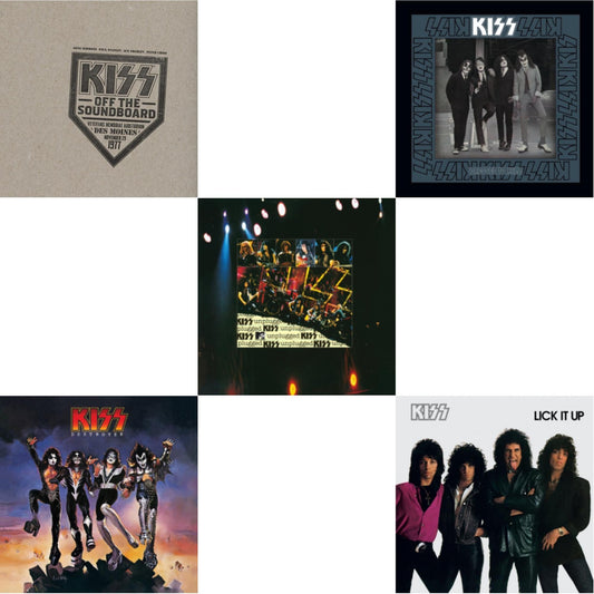 Kiss - Kiss Off The Soundboard: Live In Des Moines (2LP) & Destroyer & Lick It Up & Dressed To Kill & Mtv Unplugged