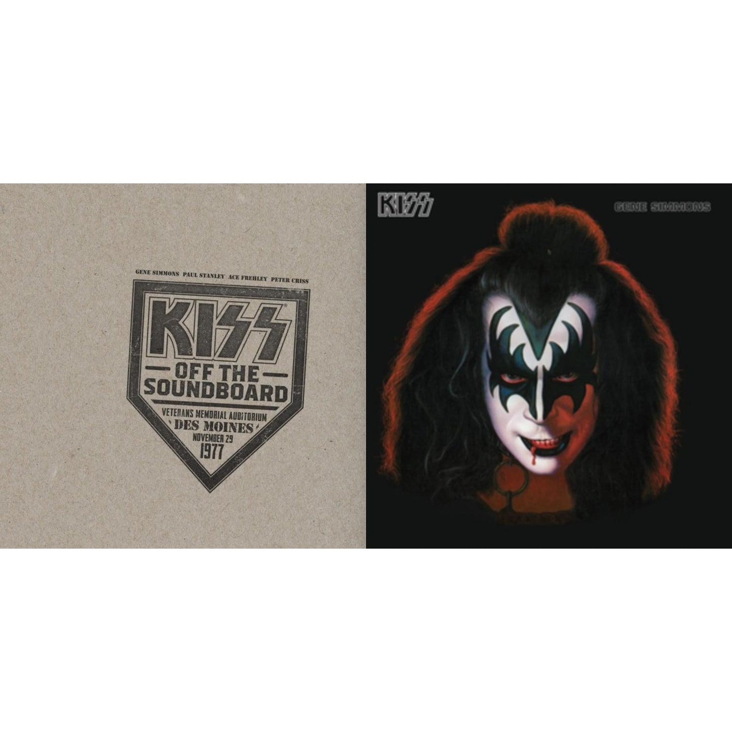 Kiss - Kiss Off The Soundboard: Live In Des Moines (2LP) & Gene Simmons