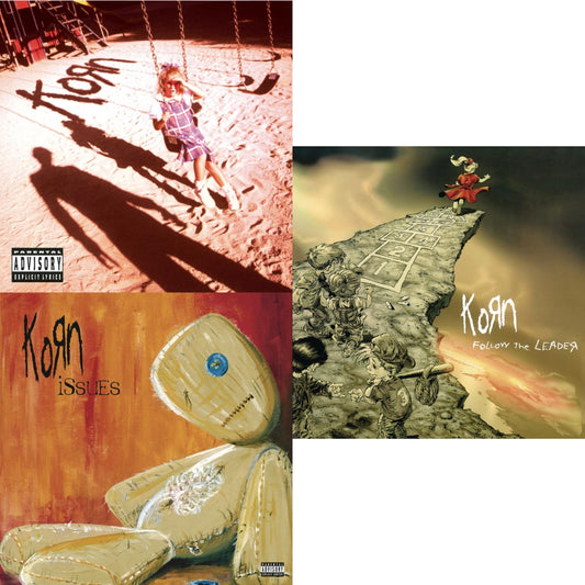 Korn - Korn (Explicit) & Issues (Explicit) & Follow The Leader - CD Bundle