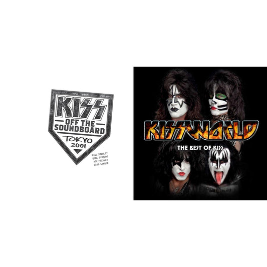 Kiss - Kiss Off The Soundboard: Tokyo 2001 (3LP) & Kissworld - The Best Of Kiss (2 LP)
