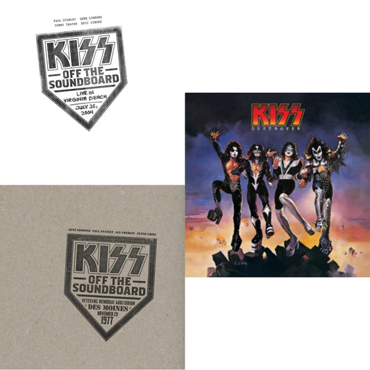 Kiss - Kiss Off The Soundboard: Live In Virginia Beach (3LP) & Kiss Off The Soundboard: Live In Des Moines (2LP) & Destroyer