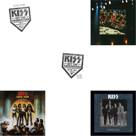 Kiss - Kiss Off The Soundboard: Tokyo 2001 (3LP) & Kiss Off The Soundboard: Live In Virginia Beach (3LP) & Dressed To Kill & Love Gun & Mtv Unplugged