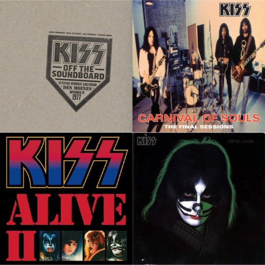 Kiss - Kiss Off The Soundboard: Live In Des Moines (2LP) & Carnival Of Souls & Alive Ii & Peter Criss