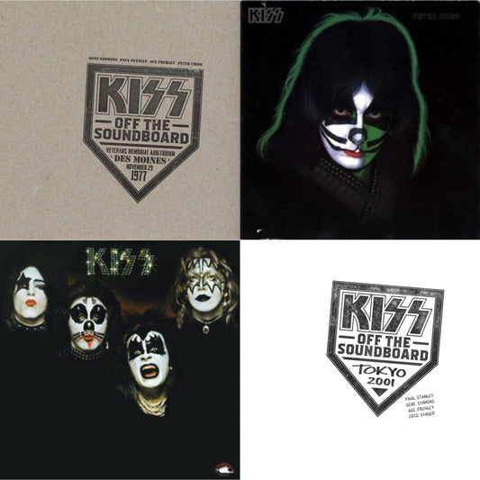 Kiss - Kiss Off The Soundboard: Tokyo 2001 (3LP) & Kiss Off The Soundboard: Live In Des Moines (2LP) & Kiss & Peter Criss