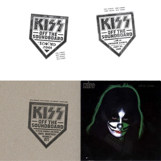 Kiss - Kiss Off The Soundboard: Tokyo 2001 (3LP) & Kiss Off The Soundboard: Live In Virginia Beach (3LP) & Kiss Off The Soundboard: Live In Des Moines (2LP) & Peter Criss