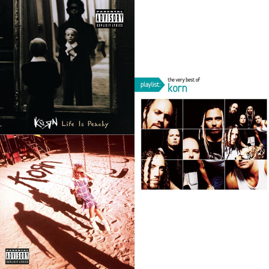 Korn - Life Is Peachy & Korn (Explicit) & Playlist: Very Best Of Korn - CD Bundle