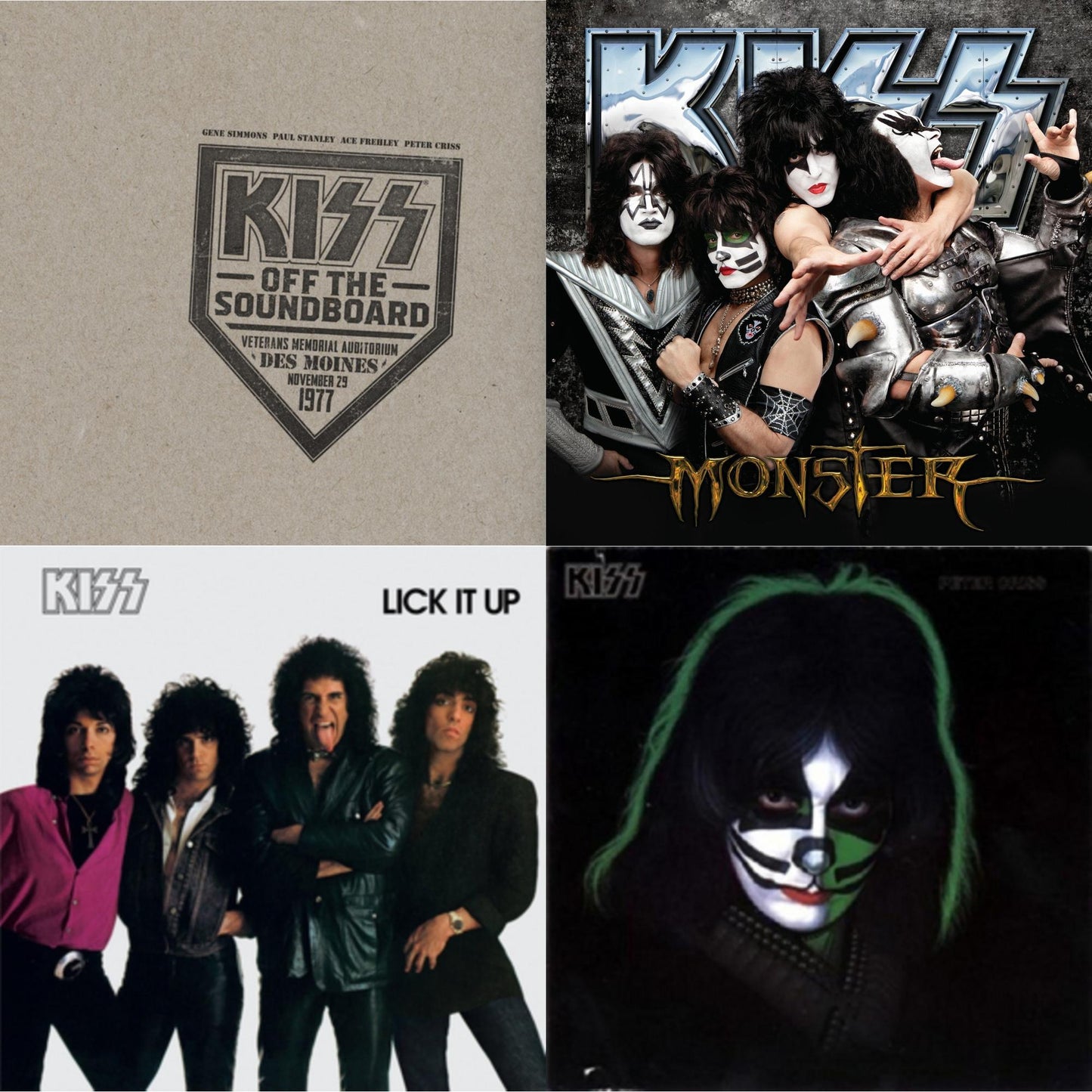 Kiss - Kiss Off The Soundboard: Live In Des Moines (2LP) & Monster & Lick It Up & Peter Criss