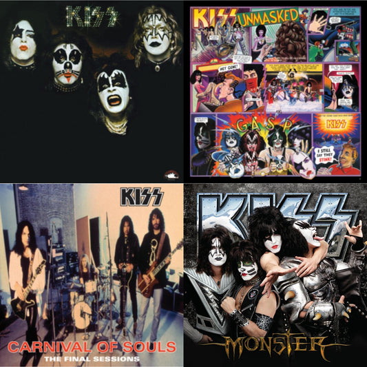 Kiss - Monster & Kiss & Unmasked & Carnival Of Souls - LP Vinyl Bundle