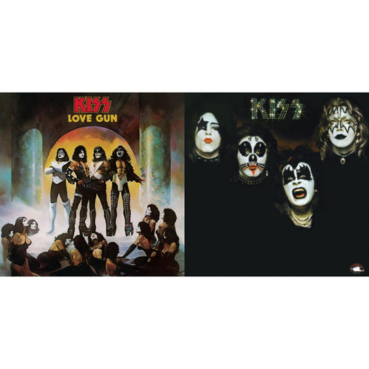 Kiss - Love Gun (Tangerine/Aqua Splatter LP Vinyl) & Kiss