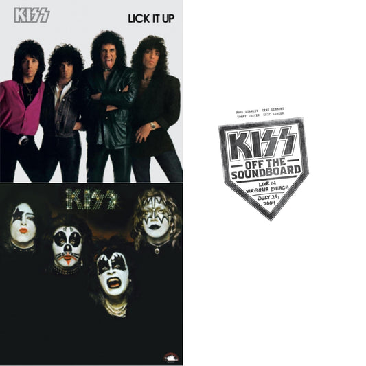 Kiss - Kiss Off The Soundboard: Live In Virginia Beach (3LP) & Kiss & Lick It Up