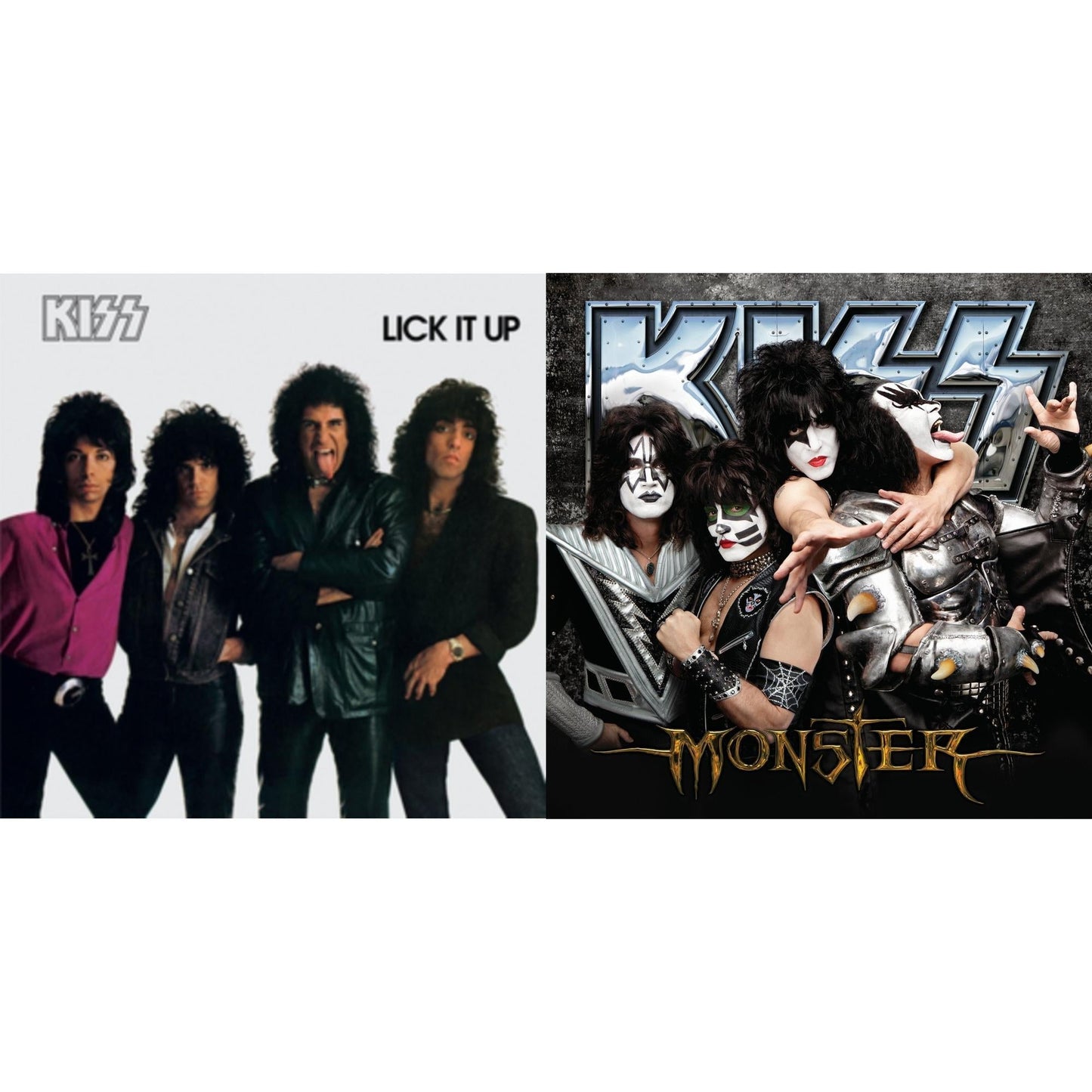 Kiss - Monster & Lick It Up - LP Vinyl Bundle