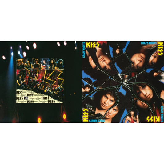 Kiss - Mtv Unplugged & Crazy Nights - LP Vinyl Bundle