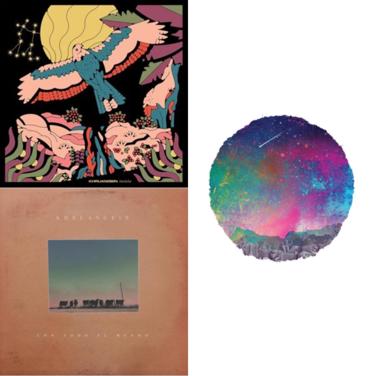 Khruangbin - Universe Smiles Upon You & Con Toto El Mundo & Mordechai - LP Vinyl Bundle