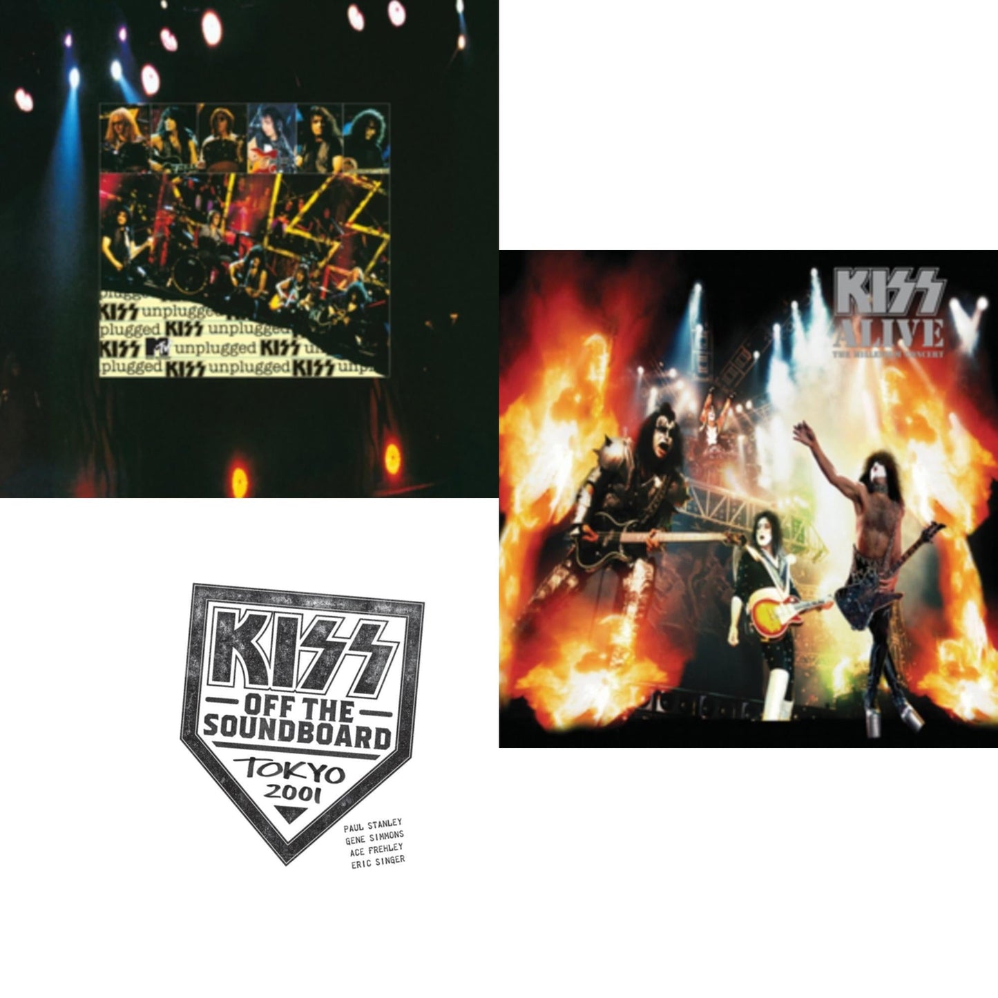 Kiss - Kiss Off The Soundboard: Tokyo 2001 (3LP) & Mtv Unplugged & Alive: Millennium Concert