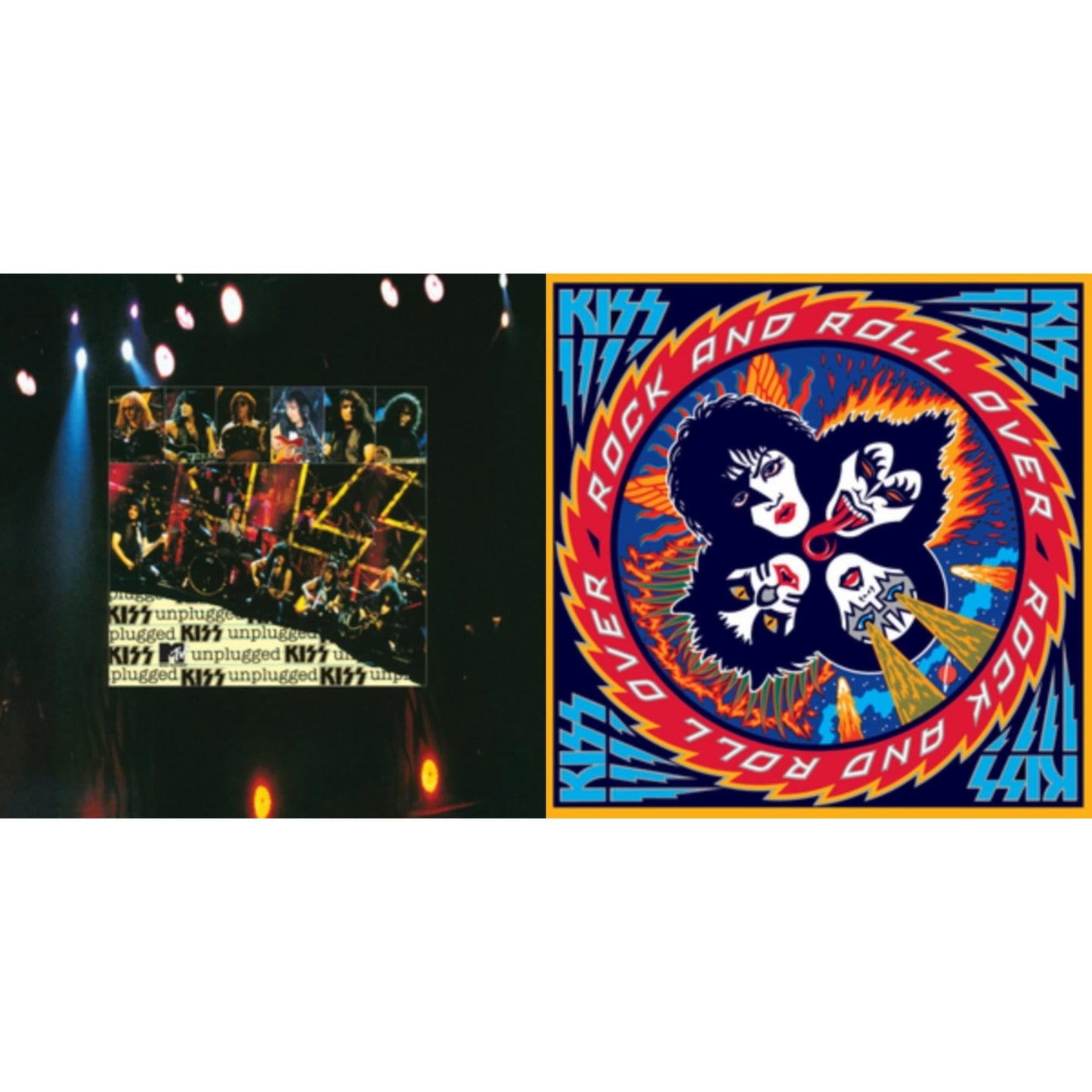 Kiss - Mtv Unplugged & Rock & Roll Over - LP Vinyl Bundle