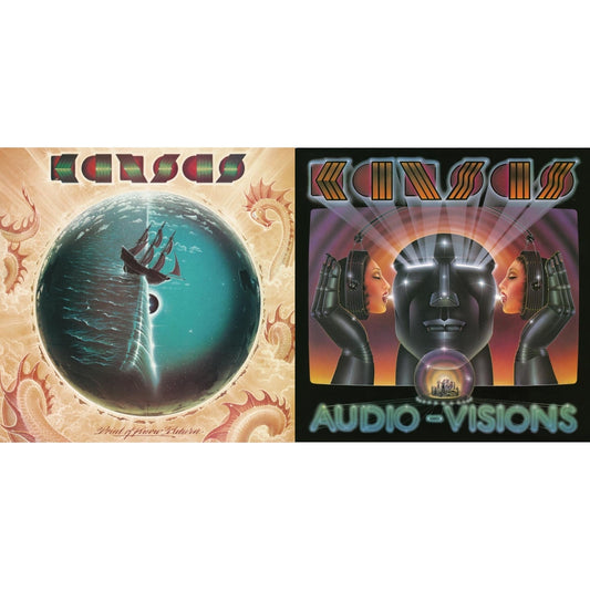 Kansas - Point Of Know Return (Dl Code) & Audio Visions (Translucent Blue Swirl LP Vinyl/180G/Gatefold/Poster/Limited)