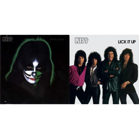 Kiss - Lick It Up & Peter Criss - LP Vinyl Bundle