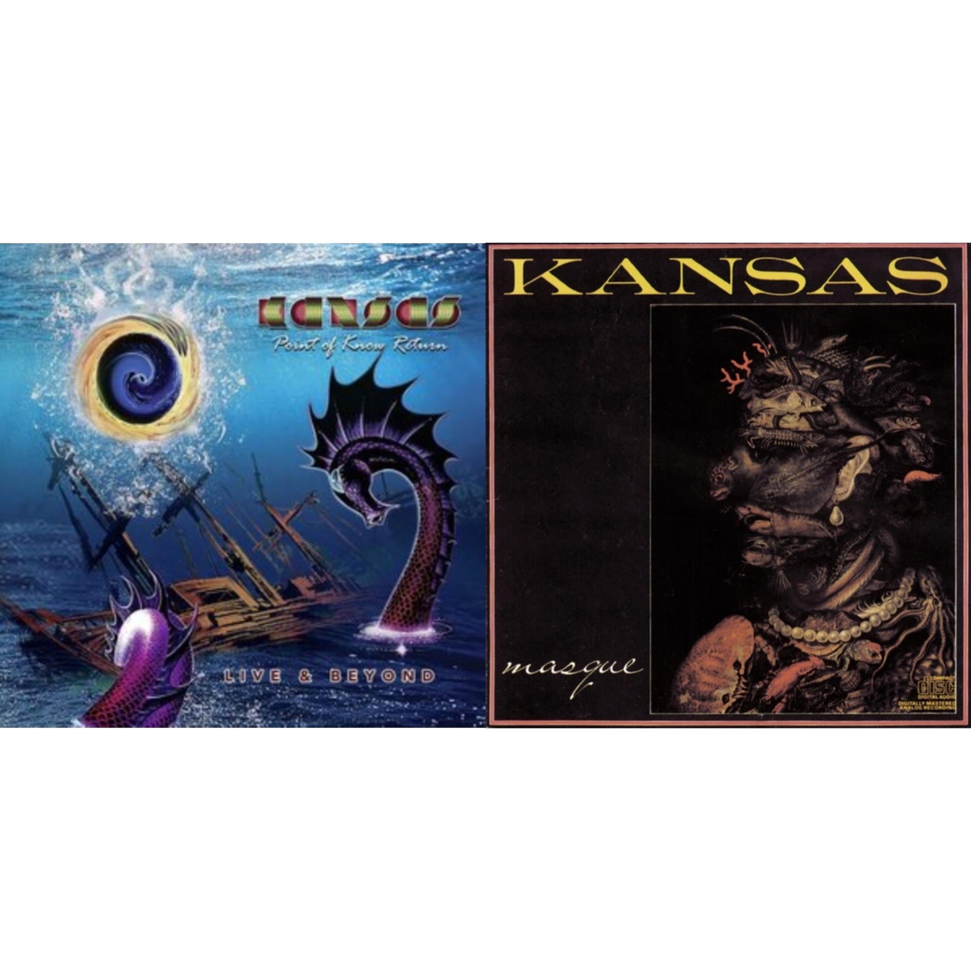 Kansas - Point Of Know & Masque - CD Bundle