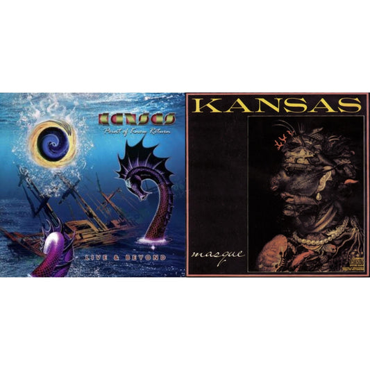 Kansas - Point Of Know & Masque - CD Bundle