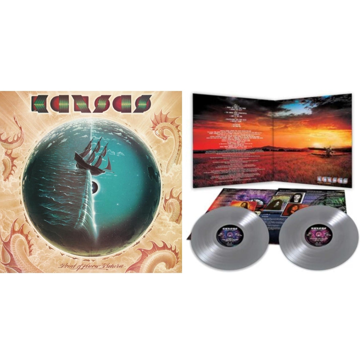 Kansas - Point Of Know Return (Dl Code) & Somewhere To Elsewhere (Silver Vinyl/Limited/2LP)