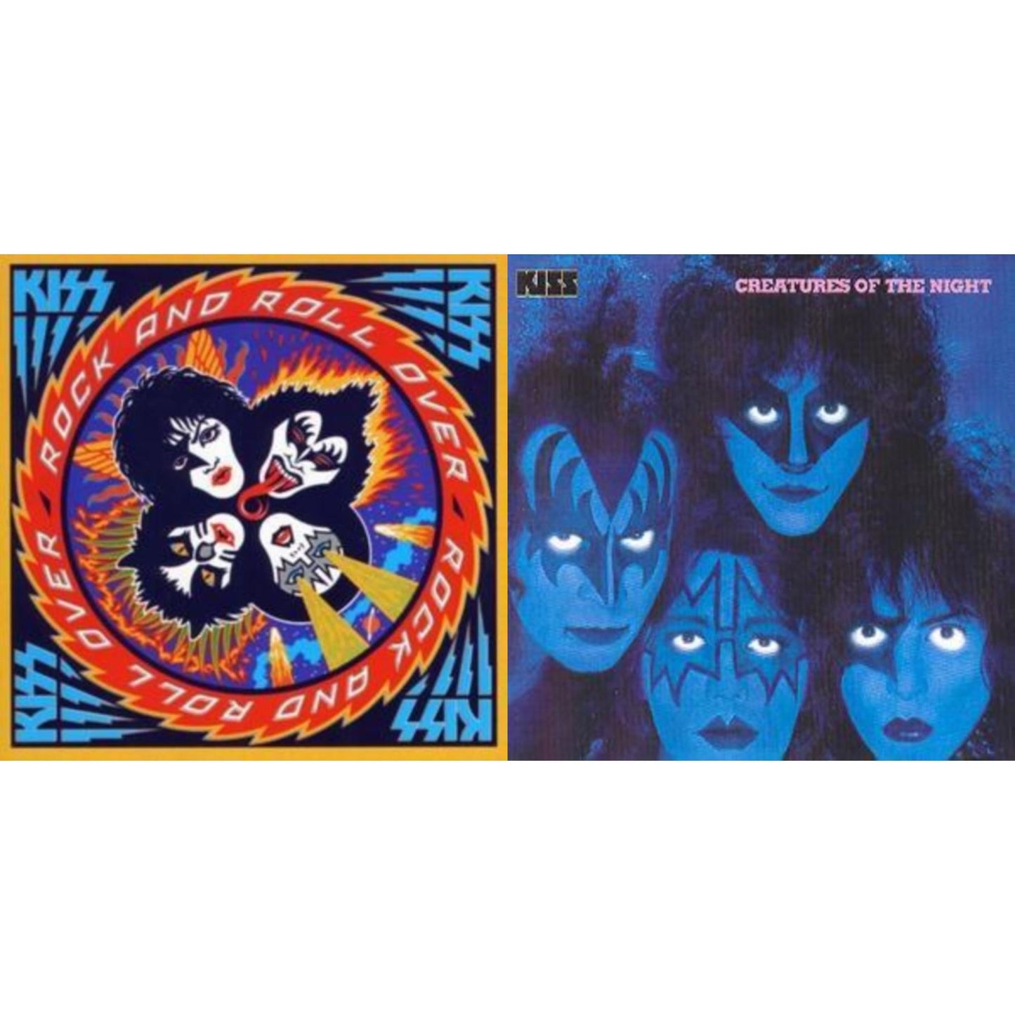 Kiss - Rock & Roll Over & Creatures Of Night - CD Bundle