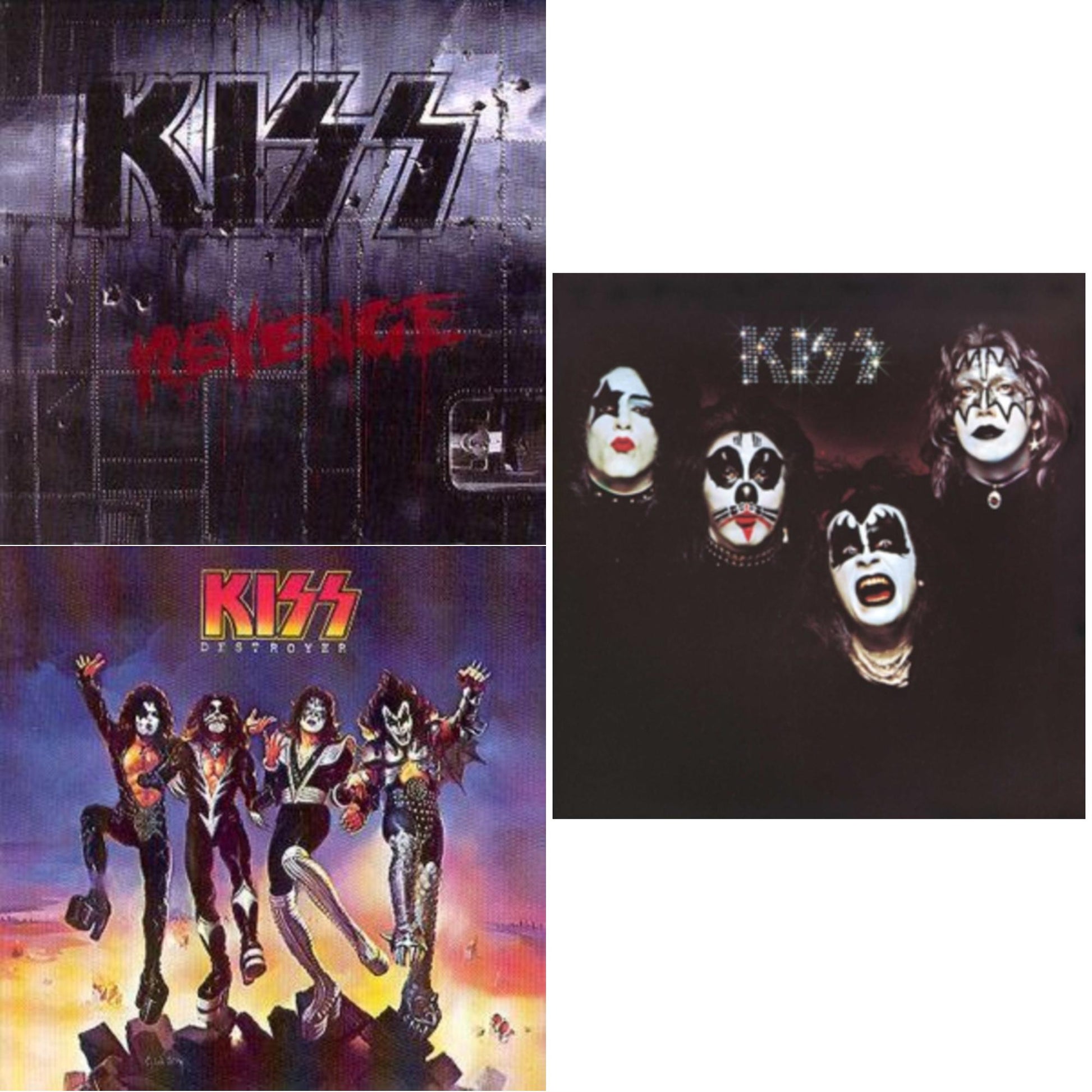 Kiss - Revenge & Kiss & Destroyer - CD Bundle