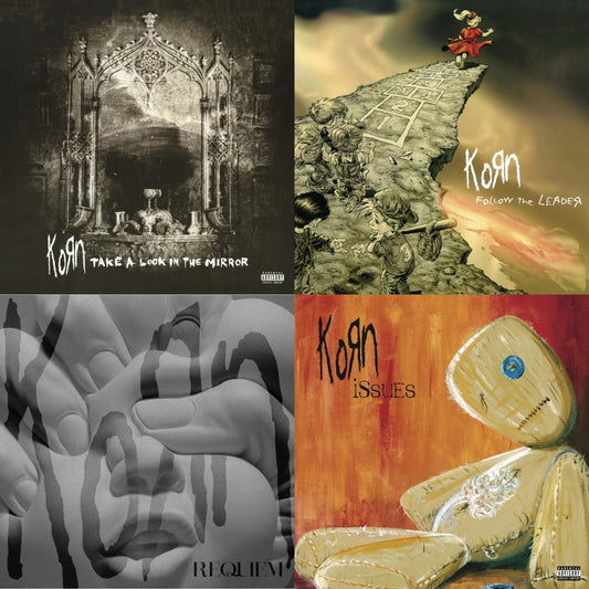 Korn - Issues (X) (2LP/140G) & Take A Look In The Mirror (2 LP) (140G) & Follow The Leader (Pa) (2 LP/140G) & Requiem