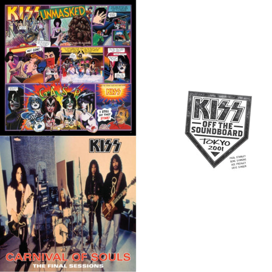 Kiss - Kiss Off The Soundboard: Tokyo 2001 (3LP) & Unmasked & Carnival Of Souls