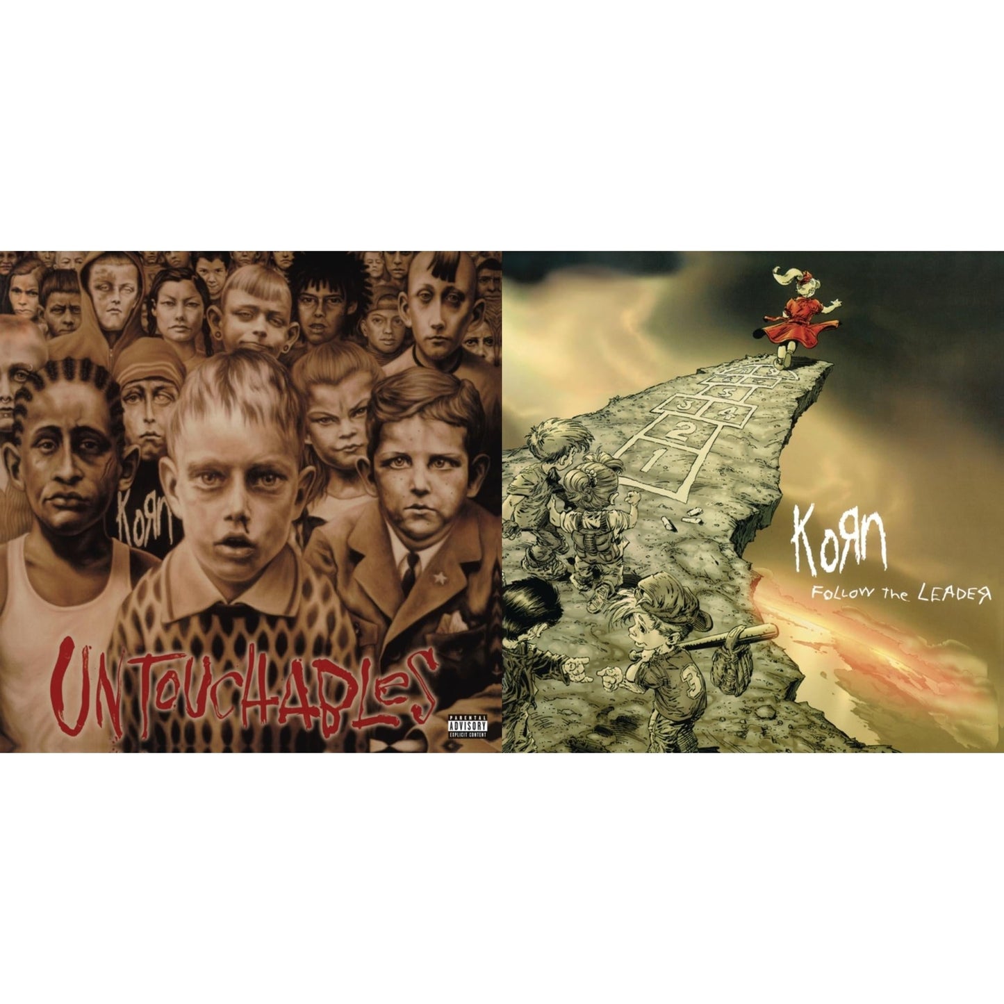 Korn - Untouchables (X) (2LP/140G) & Follow The Leader (Pa) (2 LP/140G)