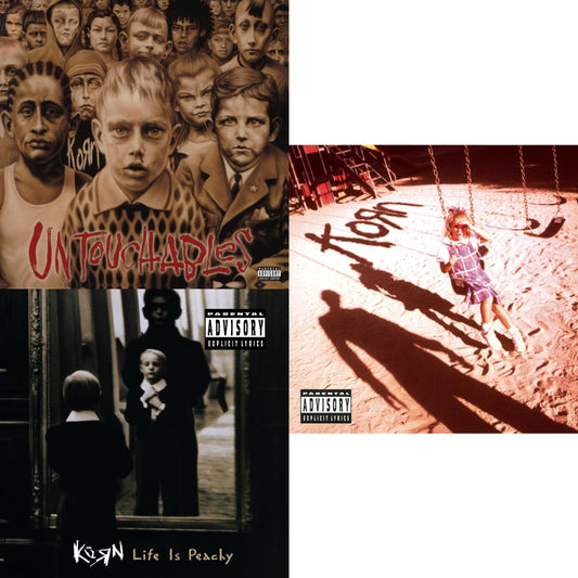 Korn - Life Is Peachy & Korn (Explicit) & Untouchables - CD Bundle