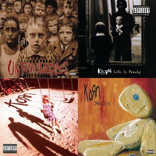 Korn - Life Is Peachy & Korn (Explicit) & Issues (Explicit) & Untouchables - CD Bundle
