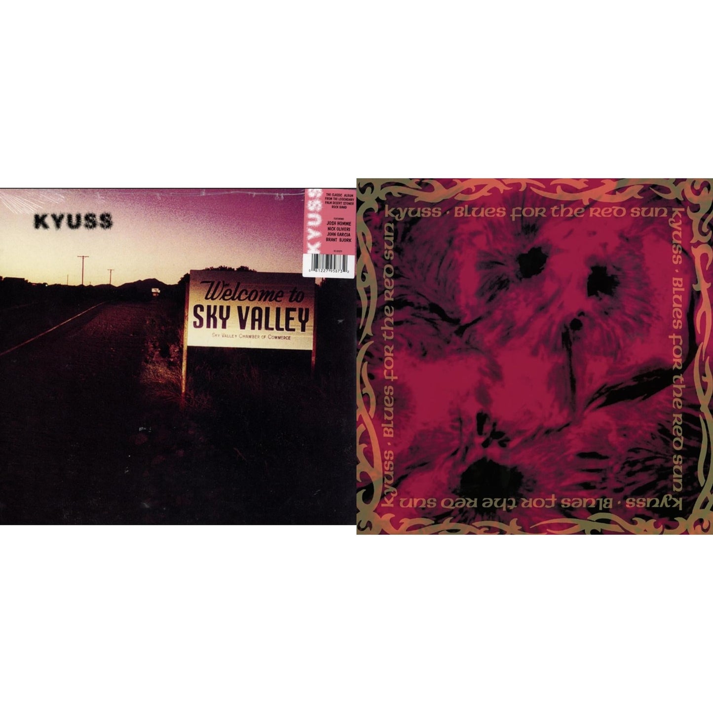 Kyuss - Welcome To Sky Valley & Blues From The Red Sun - LP Vinyl Bundle