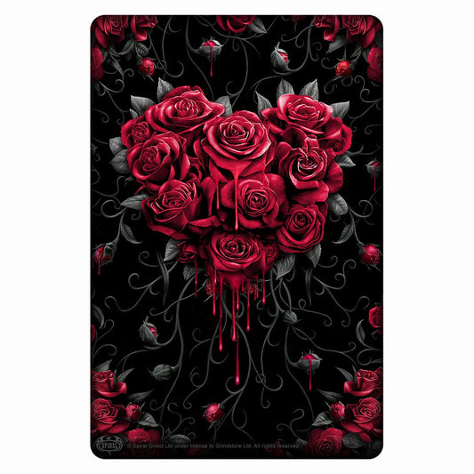 BLEEDING HEART - Greet Tin Metal Cards