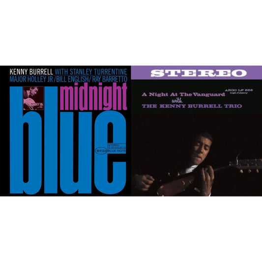 Kenny Burrell - Midnight Blue (Blue Note Classic LP Vinyl Edition) & Night At The Vanguard (Verve By Request Series)