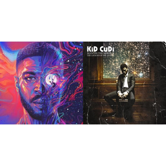 Kid Cudi - Man On The Moon Iii: The Chosen (X) & Man On Moon 2: Legend Of Mr Rager - CD Bundle