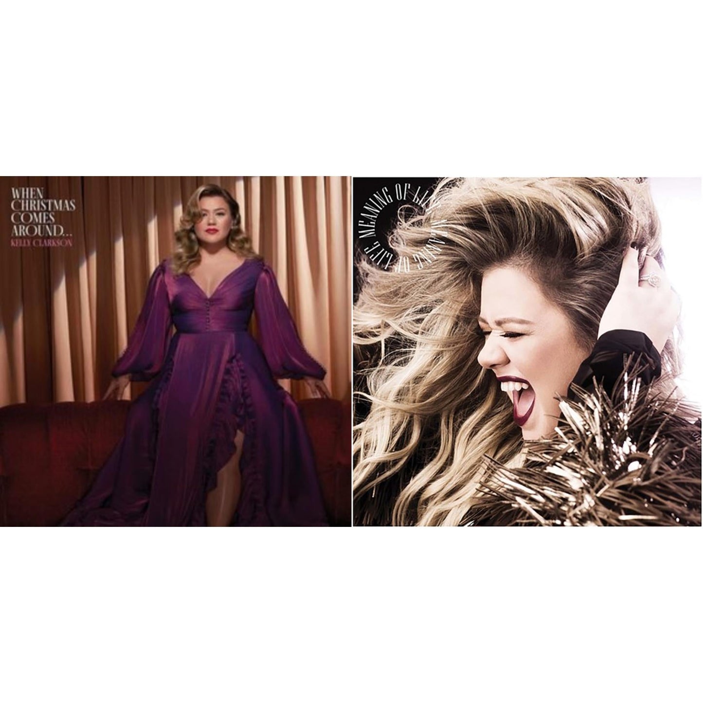 Kelly Clarkson - Meaning Of Life & When Christmas Comes Around... - LP Vinyl Bundle