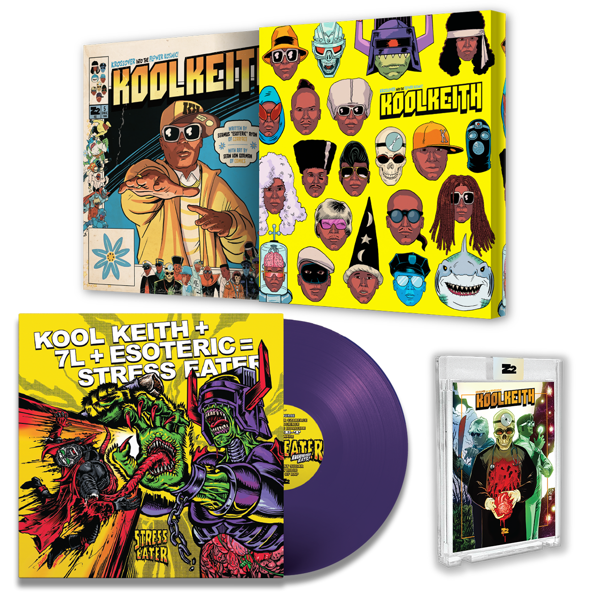 Kool Keith Krossover Into The Flower Kosmic (Signed Platinum Edition) Vinyl Record