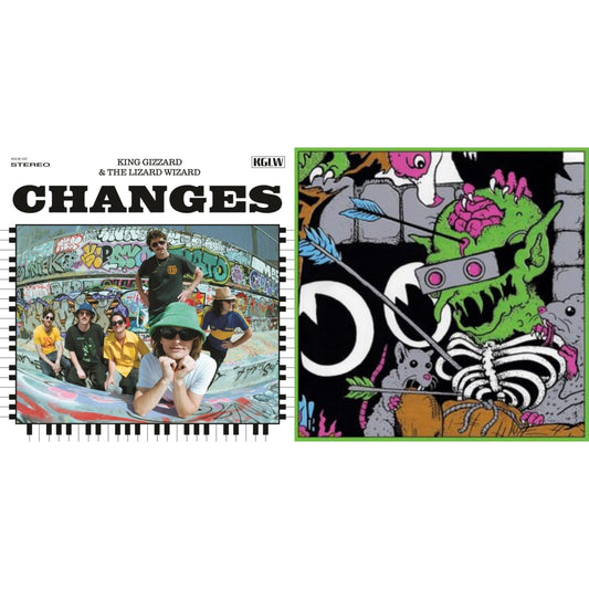 King Gizzard & The Lizard Wizard - Changes (Recycled Black Wax LP Vinyl) & Live In Brussels '19 (140G/3LP)