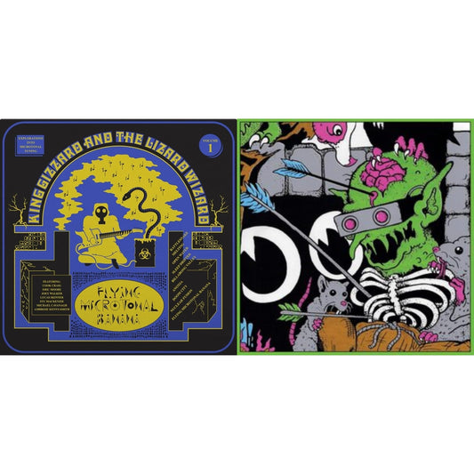 King Gizzard & The Lizard Wizard - Live In Brussels '19 (140G/3LP) & Flying Microtonal Banana (Randomly Colored Recycled LP Vinyl)