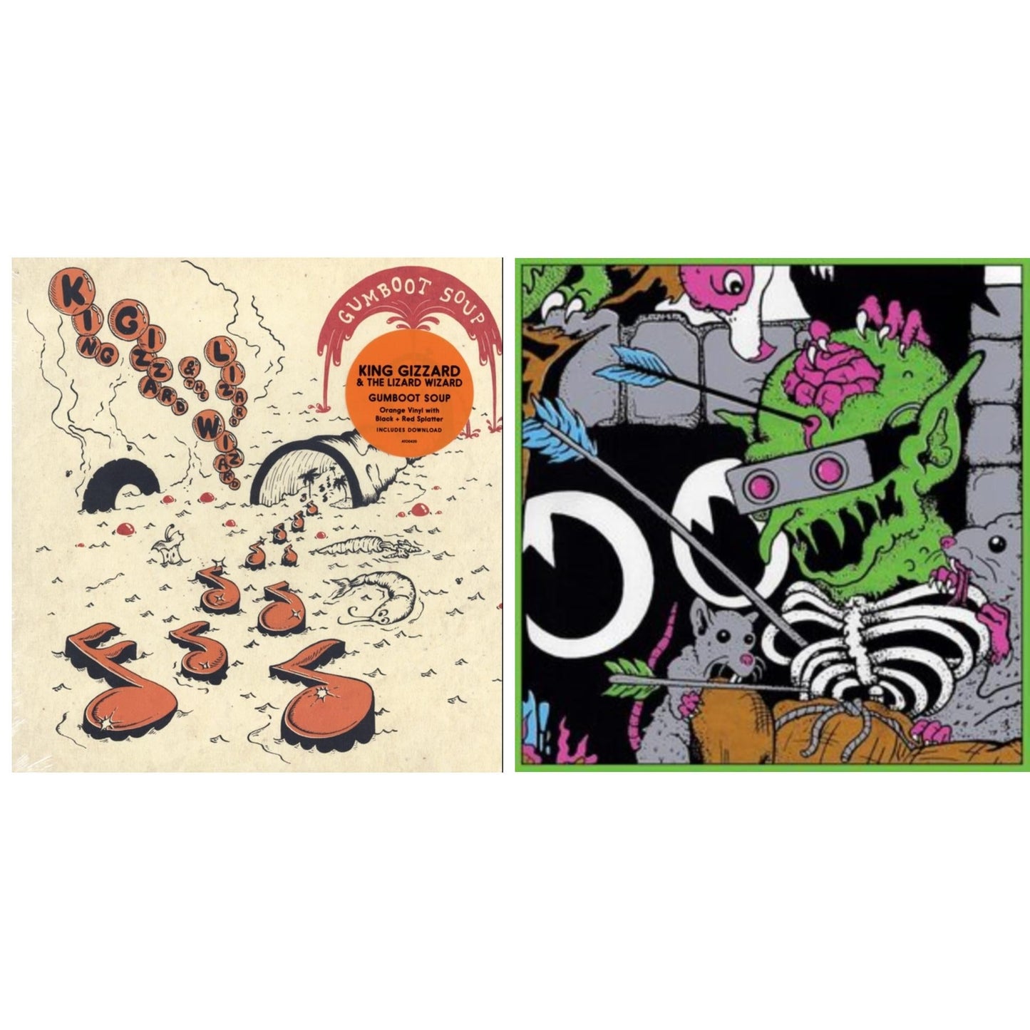 King Gizzard & The Lizard Wizard - Live In Brussels '19 (140G/3LP) & Gumboot Soup