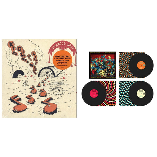 King Gizzard & The Lizard Wizard - Live In Brussels '19 (Fuzz Club Official Bootleg) & Gumboot Soup - LP Vinyl Bundle