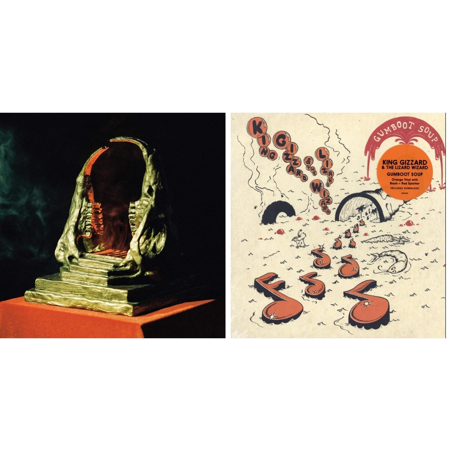 King Gizzard & The Lizard Wizard - Gumboot Soup & Infest The Rats' Nest (Red/Black LP Vinyl)