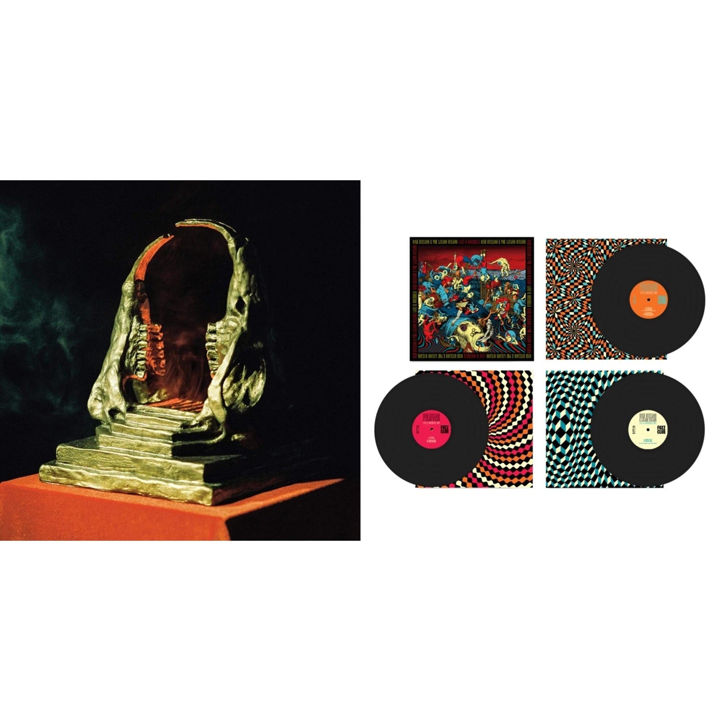 King Gizzard & The Lizard Wizard - Live In Brussels '19 (Fuzz Club Official Bootleg) & Infest The Rats' Nest (Red/Black LP Vinyl)