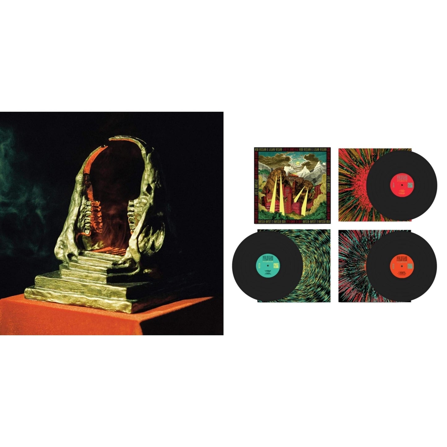 King Gizzard & The Lizard Wizard - Live In Adelaide '19 (Fuzz Club Official Bootleg) & Infest The Rats' Nest (Red/Black LP Vinyl)