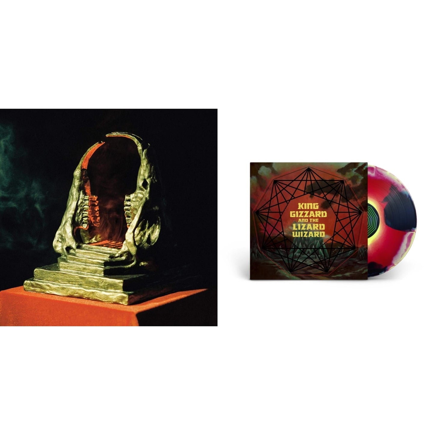 King Gizzard & The Lizard Wizard - Infest The Rats' Nest (Red/Black LP Vinyl) & Nonagon Infinity (Yellow/Red/Black LP Vinyl)
